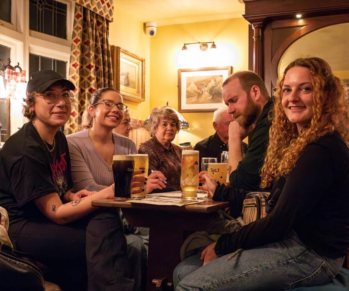 quiz night with a real ale real ale