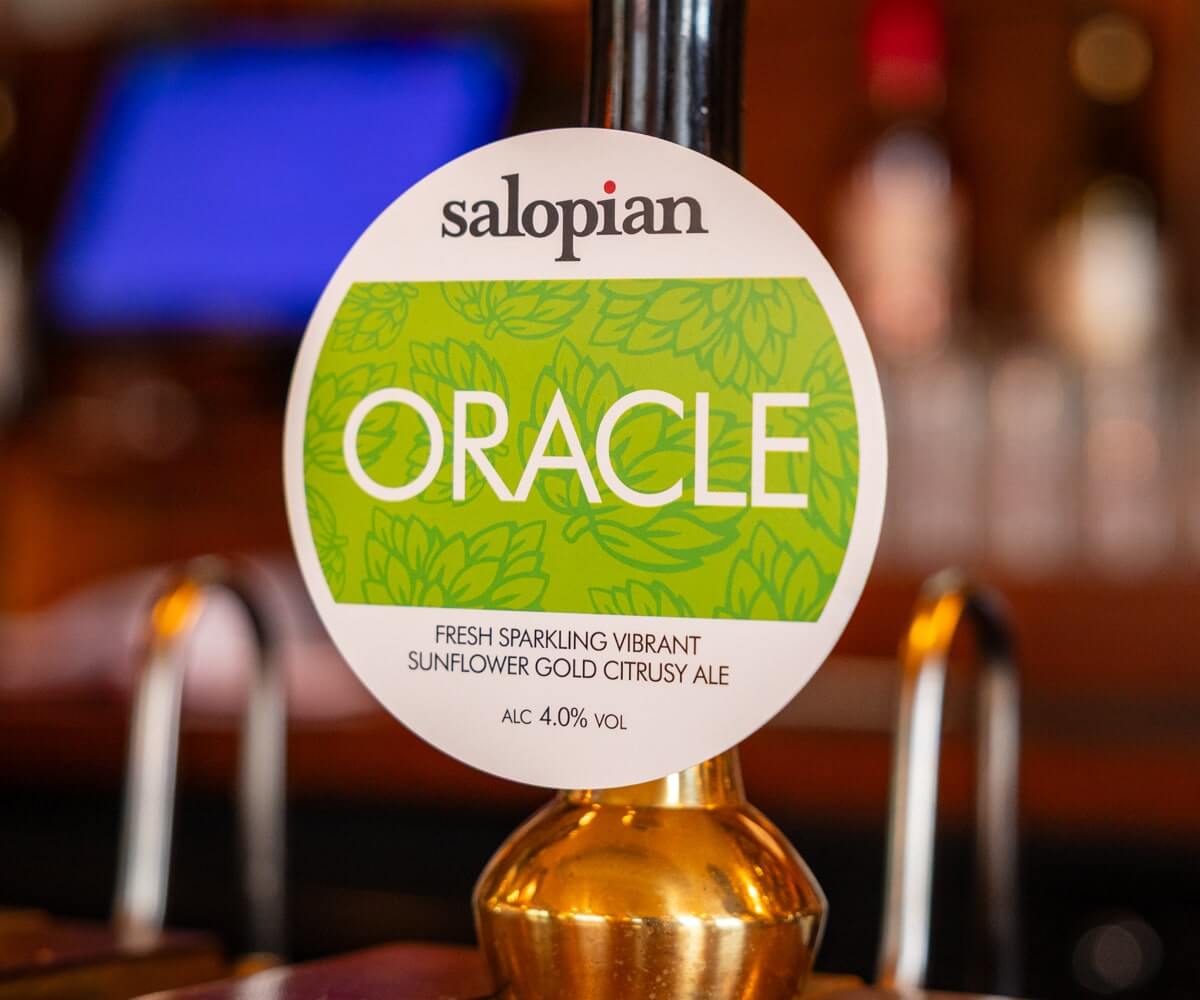 salopian oracle ale at the woodman real ale pubs in stoke on trent